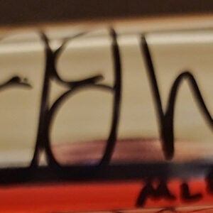 JJ Wetherholt Autographed Rawlings Chrome Bat v1