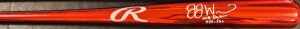 JJ Wetherholt Autographed Rawlings Red Chrome Bat v3