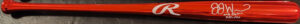 JJ Wetherholt Autographed Rawlings Red Chrome Bat v4
