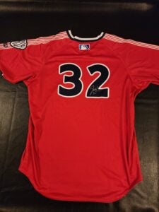 Jacob Misiorowski 2025 Nashville Sounds Game Worn Jersey Sounds Authenticated 2