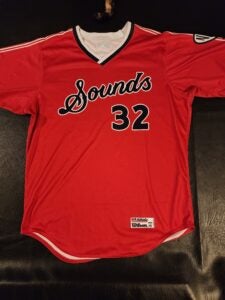 Jacob Misiorowski 2025 Nashville Sounds Game Worn Jersey Sounds Authenticated 5