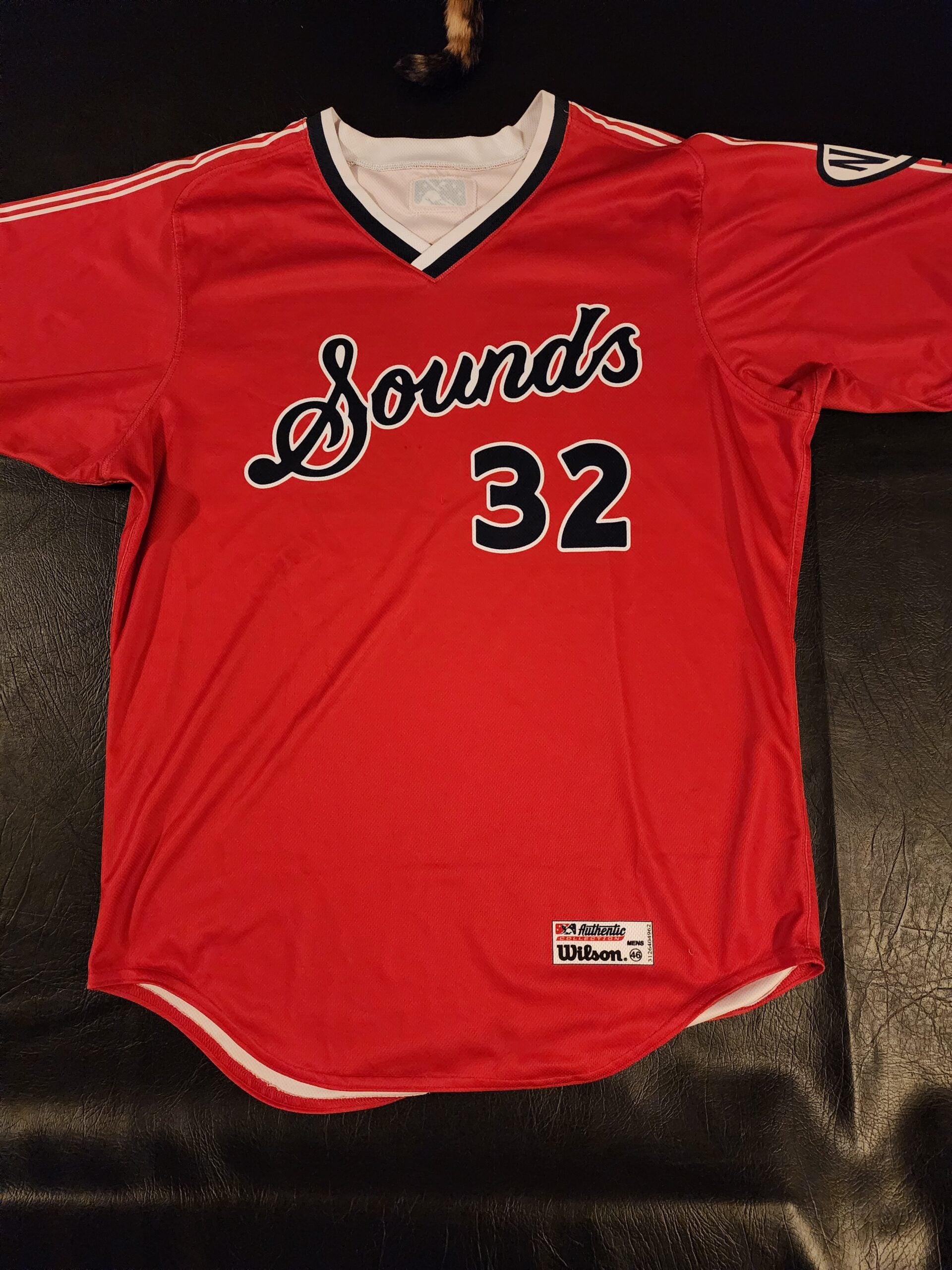 Jacob Misiorowski 2025 Nashville Sounds Game Worn Jersey Sounds Authenticated 5