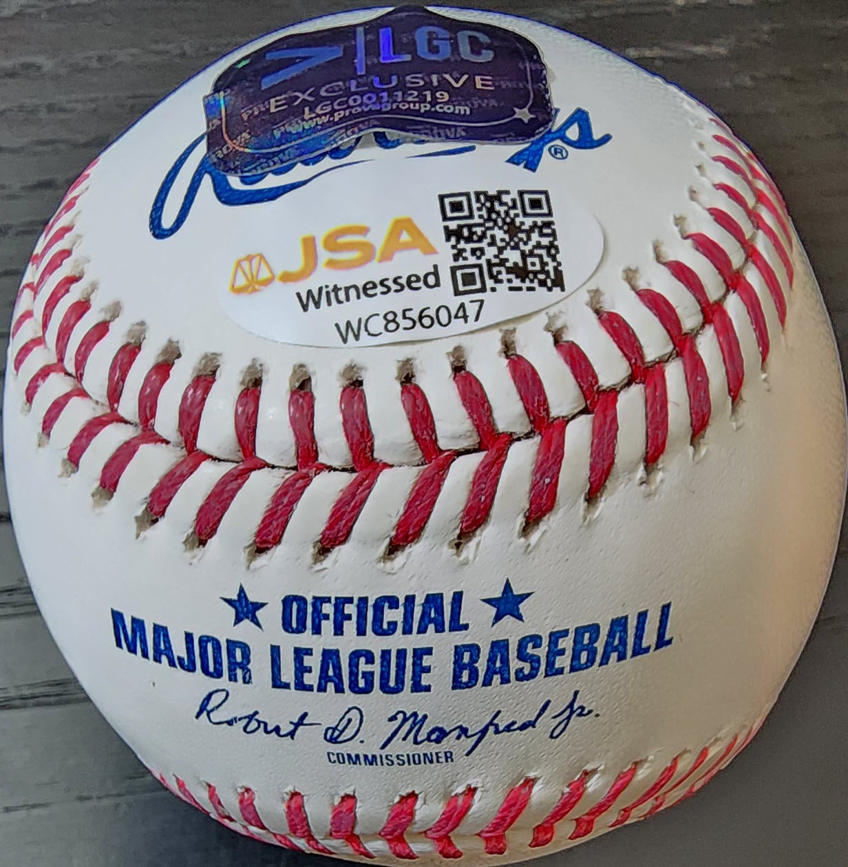 Brendan Lawson Autographed Rawlings OMLB Baseball Inscribed Go Gators v2