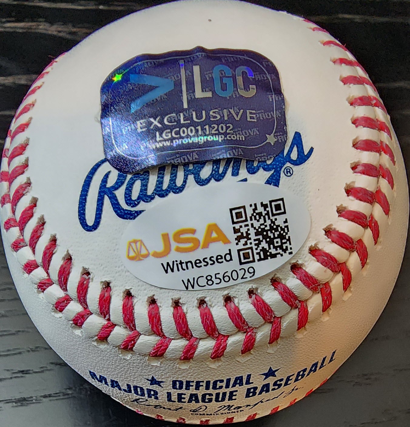 Brendan Lawson Autographed Rawlings OMLB Baseball Inscribed The Moose Is Loose v2