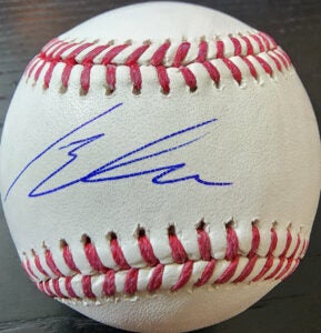 Brendan Lawson Autographed Rawlings OMLB Baseball v1