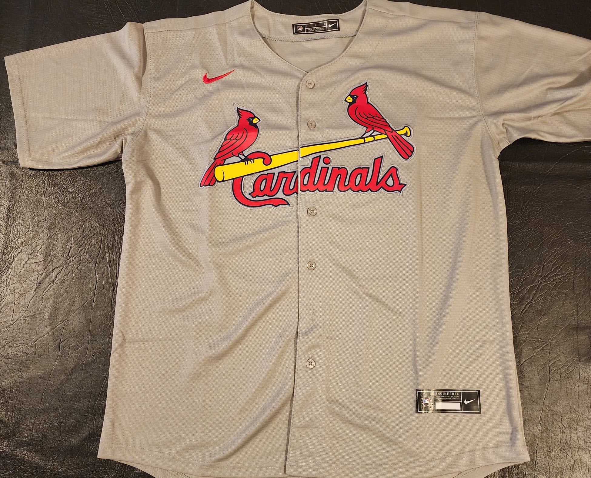 JJ Wetherholt Autographed Gray St Louis Cardinals Jersey v4