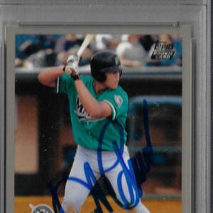 Miguel Cabrera Autographed 2000 Topps Traded T40 Rookie Card PSA 9 AUTOGRAPH 10 136193187
