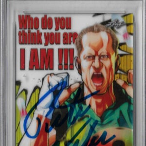 Pete Weber Autographed 2023 Leaf Anime Nation Card PSA SLABBED v11