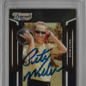 Pete Webere Autographed 2008 Donruss Sports Legends 99 PSA SLABBED