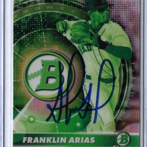 Franklin Arias Autographed 2026 Bowman Chrome Under the Radar UR5 Card