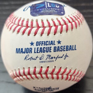 Franklin Arias Autographed 2026 Futures Game Baseball SWEET v2