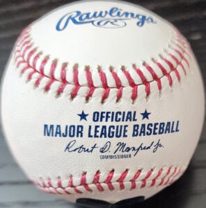 Franklin Arias Autographed Rawlings OMLB Baseball inscribed Franklin Adios v2
