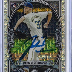Jacob Misiorowski Autographed 2026 Bowman Sterling Mojo BST13 Card