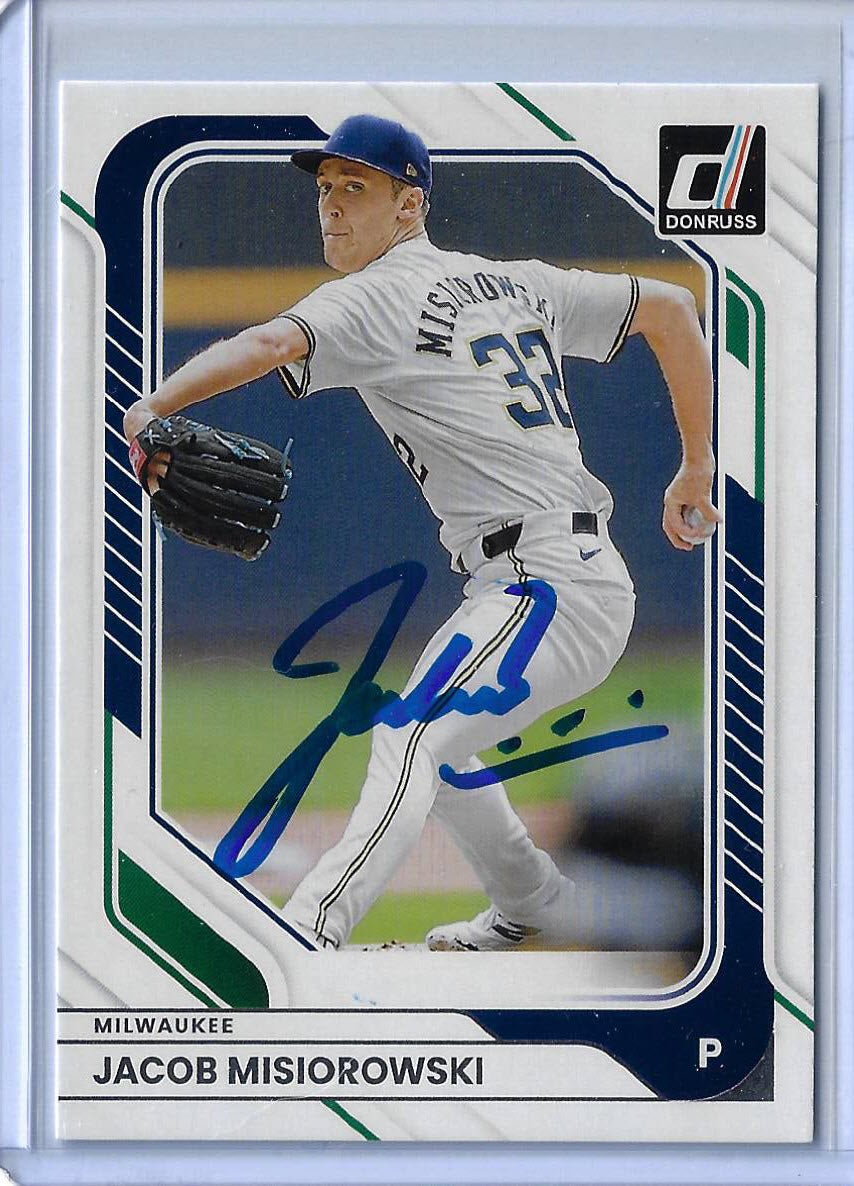 Jacob Misiorowski Autographed 2026 Donruss 53 Card
