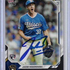 Jacob Misiorowski Autographed 2026 MLB Topps NOW 325 Card MADDUX GAME