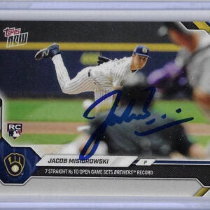 Jacob Misiorowski Autographed 2026 MLB Topps NOW 493 Card