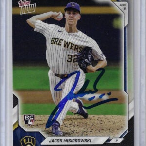 Jacob Misiorowski Autographed 2026 MLB Topps NOW 543 Card