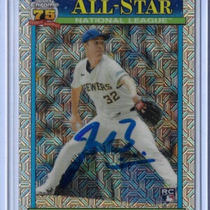 Jacob Misiorowski Autographed 2026 Topps Chrome All Star Mojo Refractor 91ASC49 Card