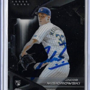 Jacob Misiorowski Autographed 2026 Topps Chrome Black 21 Card