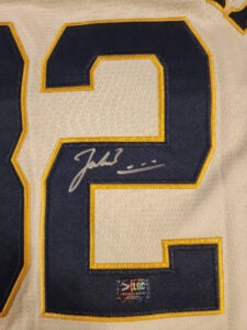 Jacob Misiorowski Autographed Milwaukee Cream Replica Jersey v1