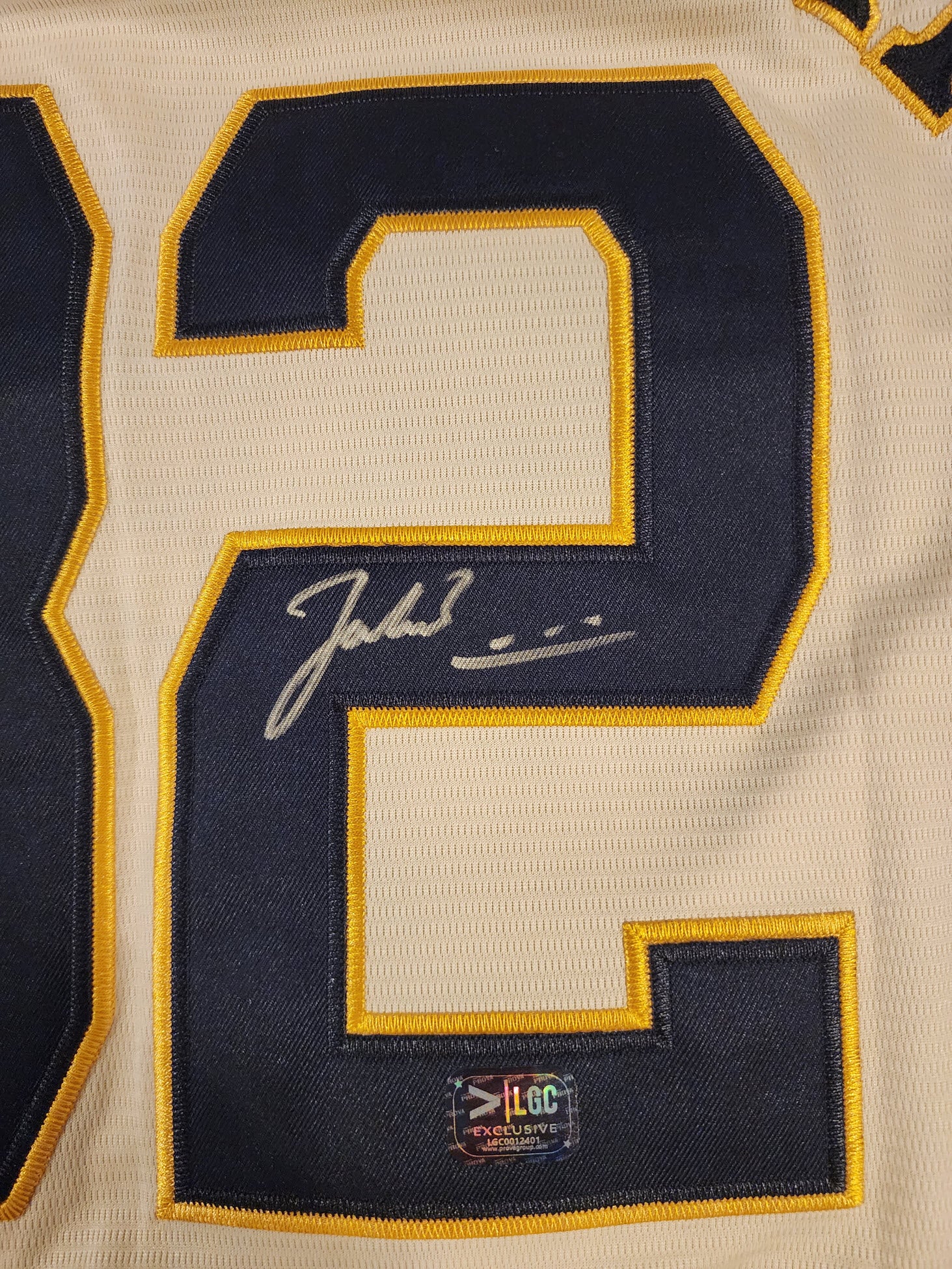 Jacob Misiorowski Autographed Milwaukee Cream Replica Jersey v1