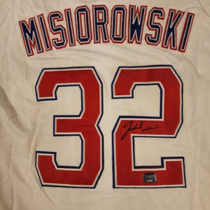 Jacob Misiorowski Autographed Milwaukee Red White Blue 250th Anniversary Replica Jersey v2