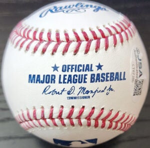 Rainiel Rodriguez Autographed Rawlings OMLB Baseball v2