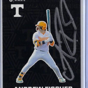 Andrew Fischer Autographed 2025 ONIT Athlete Tennessee Volunteers Fusion Series Rookie Card F7