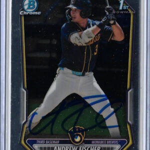 Andrew Fischer Autographed 2026 Bowman Chrome Prospects Rookie Card BCP149