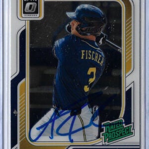 Andrew Fischer Autographed 2026 Donruss Optic Rookie Card 102