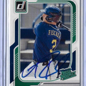 Andrew Fischer Autographed 2026 Donruss Rookie Card 102