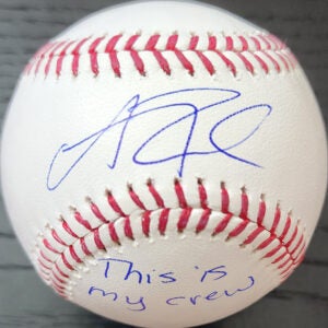 Andrew Fischer Autographed Rawlings OMLB Baseball inscribed This Is My Crew v1