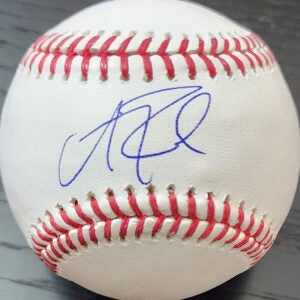 Andrew Fischer Autographed Rawlings OMLB Baseball v1