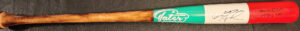 Andrew Fischer Autographed Tator WBC Italy Game Model Bat inscribed Forza Italia v5