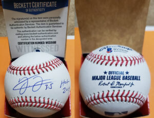 Frank Thomas OMLB Manfred Autographed Baseball with Beckett COA