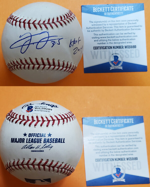 Frank Thomas OMLB Selig Autographed Baseball with Beckett COA