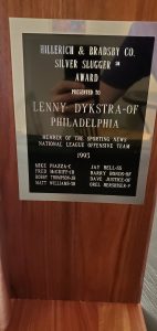 Lenny Dykstra 1993 Silver Slugger Award 5