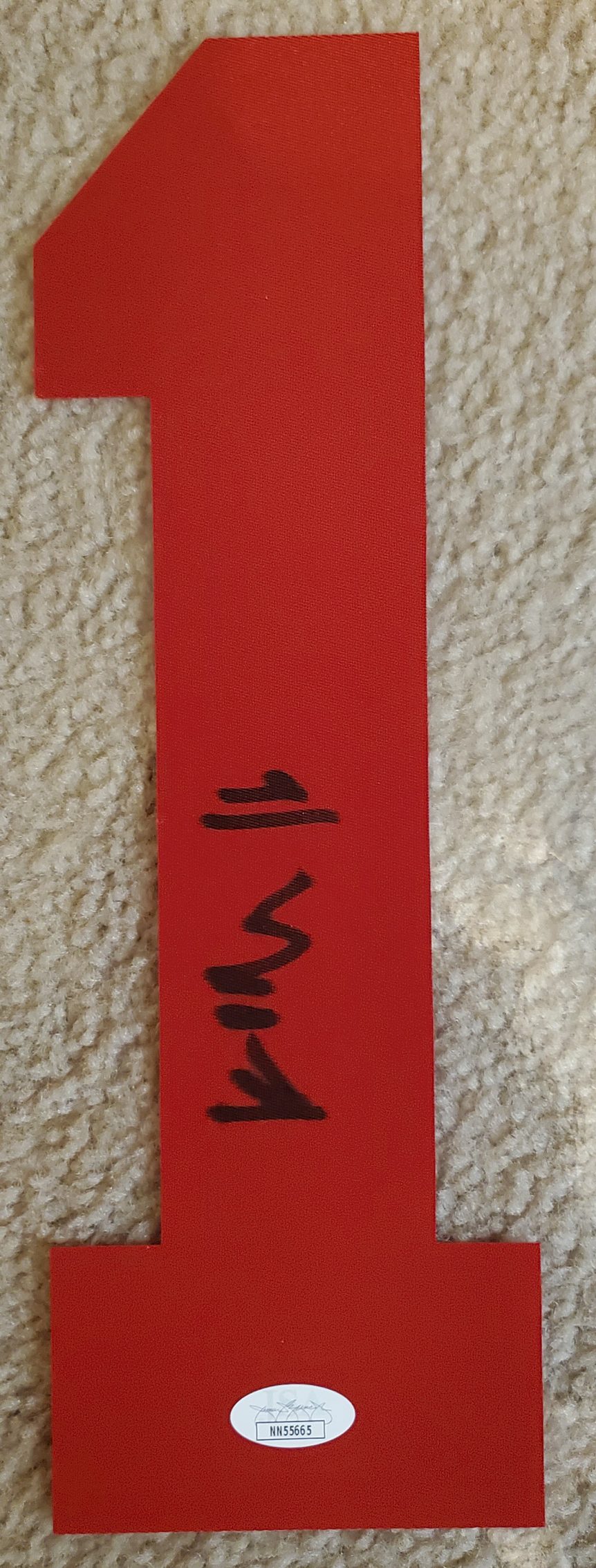 Vladimir Konstantinov Autographed Jersey #1