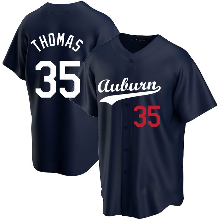 Frank Thomas Autographed Custom College 35 Jersey PRESALE ...