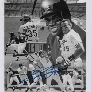 Frank Thomas Chicago White Sox B&W Tribute 11x14 Autographed Photo