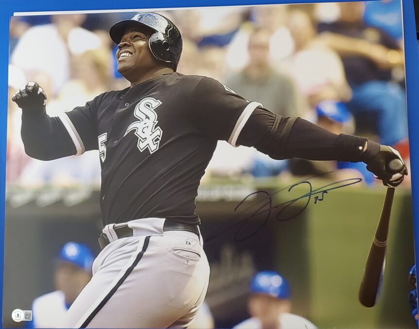 Frank Thomas White Sox Batting 16x20 Autographed Photo