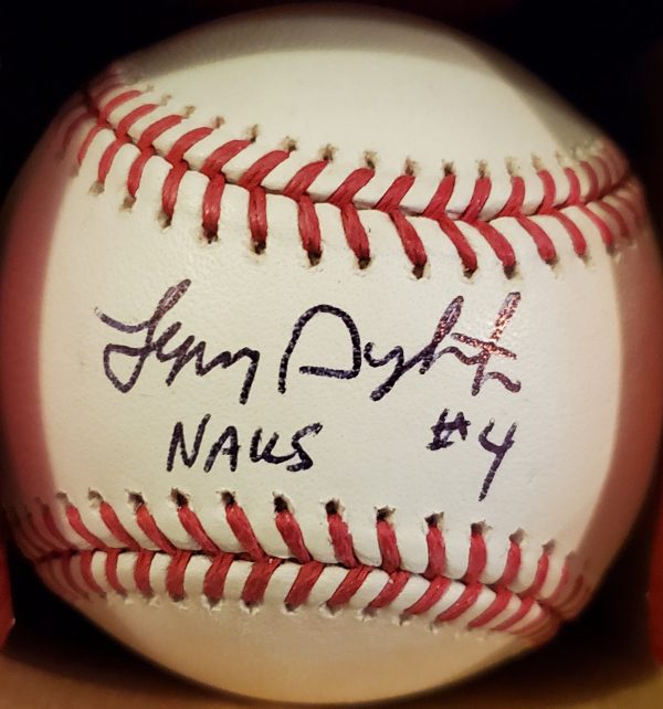 Lenny Dykstra Autographed Baseball OMLB Black