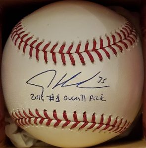 Adley Rutschman Autographed Baseball 2019 #1 Pick