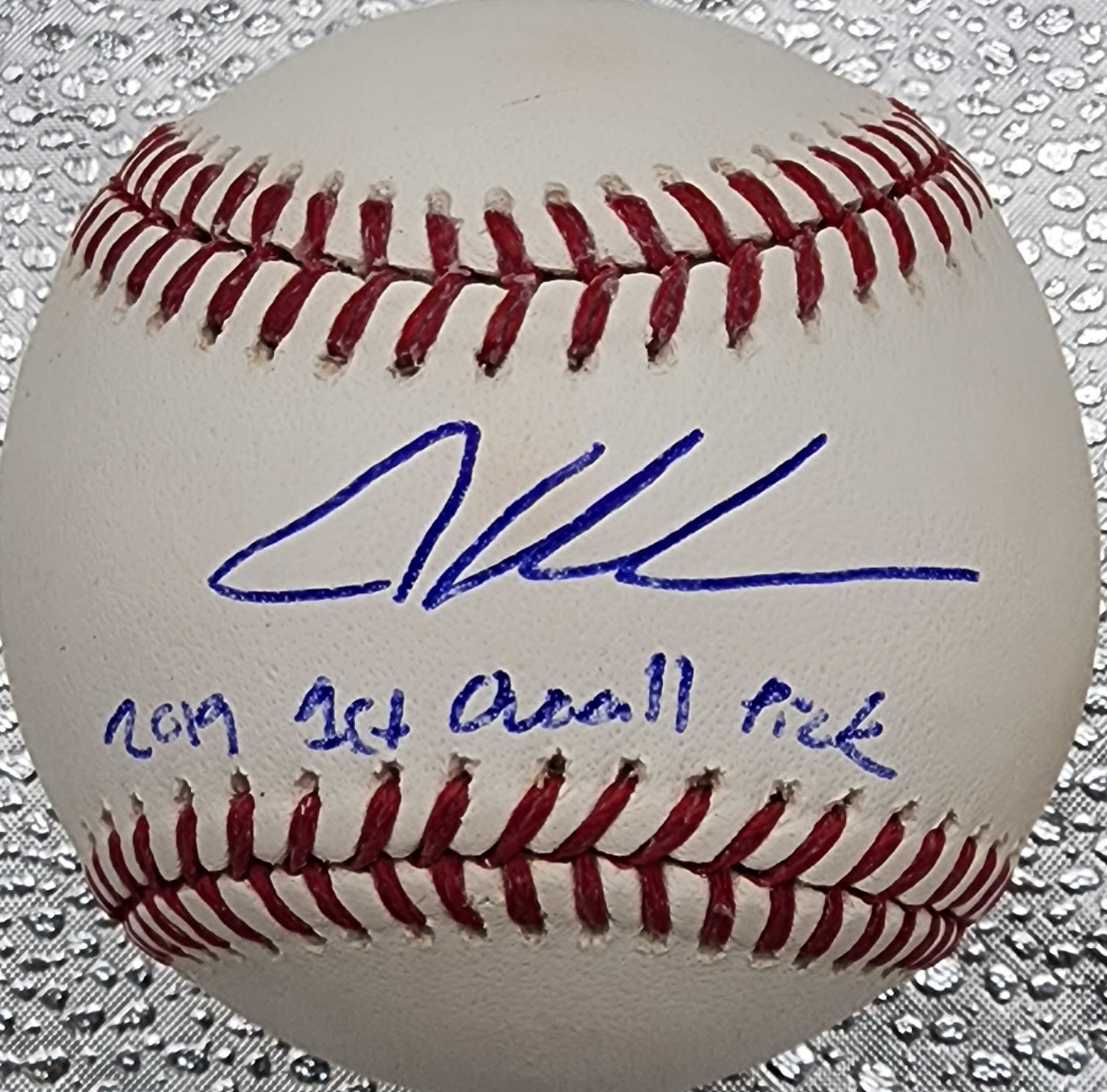 Adley Rutschman Autographed Camden Yards Baseball Inscribed 2019 #1 Pick FANATICS v1