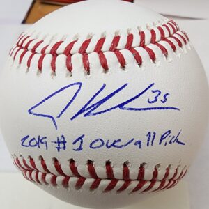 Adley Rutschman Autographed OMLB Baseball #1 Overall Pick Inscription