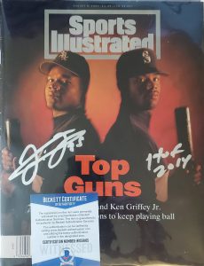 Frank Thomas Autographed Sports Illustrated Tops Guns Issue
