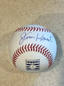 Jim Kaat Autographed HOF Baseball Sweetspot
