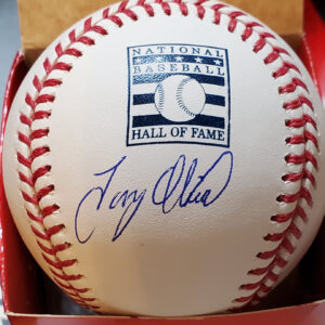 Tony Oliva Autographed HOF Ball Under Logo v1