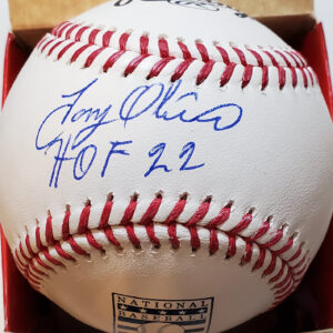 Tony Oliva Autographed HOF Ball with HOF22 Inscription v1