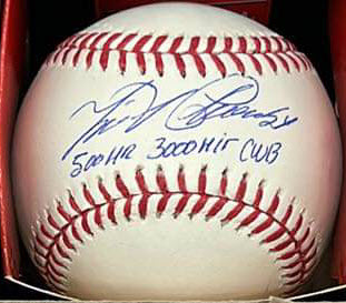 Miguel Cabrera Autographed OMLB 500 HR 3000 Hit Club Baseball JSA COA